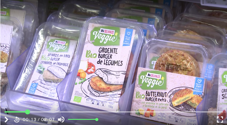 Supermarkten verkopen steeds meer biologische en vegetarische producten We kopen steeds vak